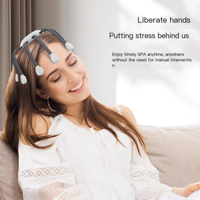 Bluetooth Scalp Massager for Relaxation and Relief