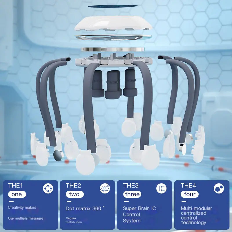 Bluetooth Scalp Massager for Relaxation and Relief